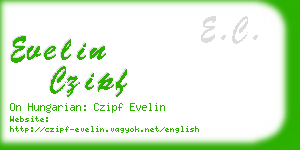 evelin czipf business card